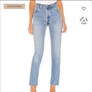 Redone denim Levi’s Sz 26